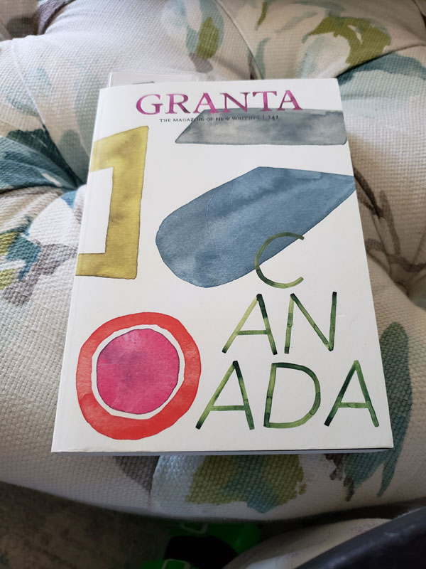 All Canadian issue of Granta magazine