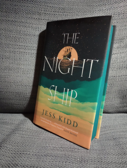 Silent book club member Kathryn concentrated on one book for a month-long read-along: The Night Ship by Jess Kidd