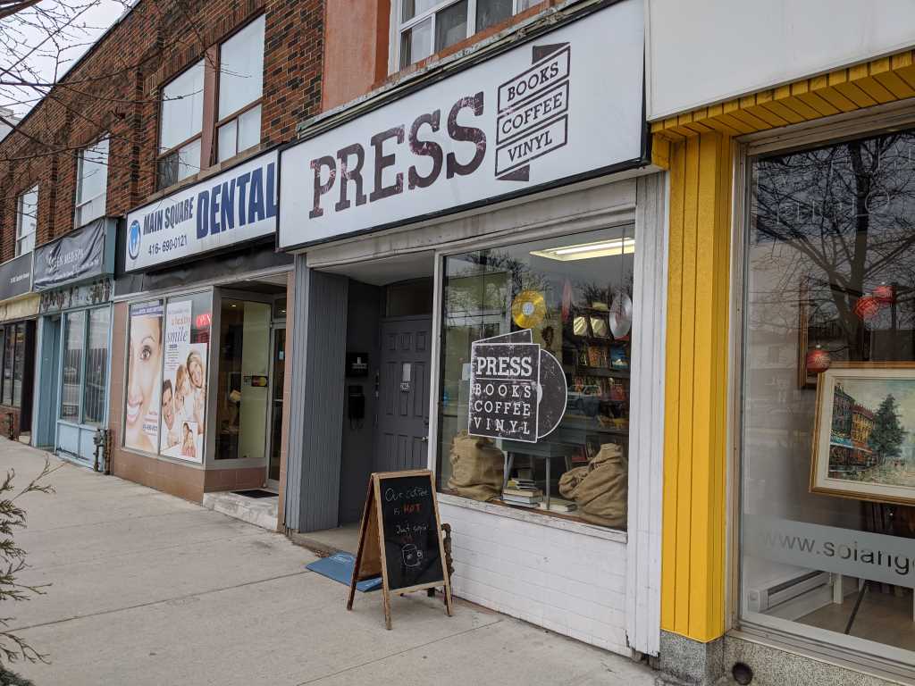 Press on the Danforth, Toronto (Photo by Todd Tyrtle)