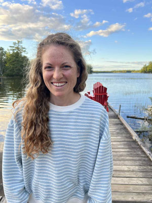 Silent book club member Amber Daugherty